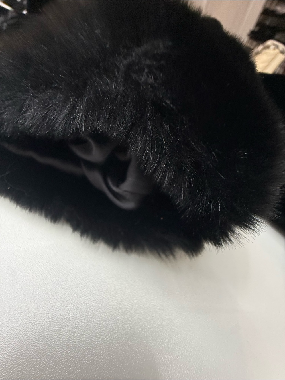 Inscription Rykiel Vintage Black
Faux Fur Coat size M - Picture 12 of 14